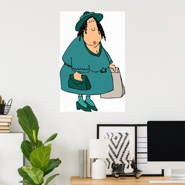 Poster Bolsas de Carregando para mulheres (Criador carregado)