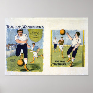 Póster Bolton Wanderers FC, 1894