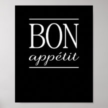 Bom apetite Citação de jantar na cozinha preta