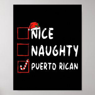 Poster Bom Bonito Natal Porto-Riquenho Porto Rico Ele