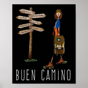 Poster Bom Caminho De Santiago Peregrino Trilha De São