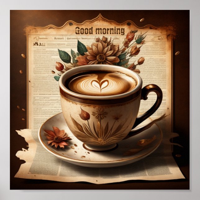 Poster Bom dia (Frente)