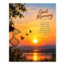 Bom Dia – Abrace a Paz & Deixe Ir