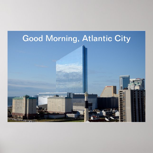 Póster Bom dia, Atlantic City (Frente)