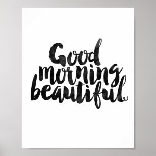 Poster Bom dia bonito