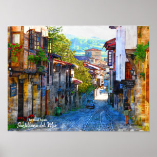 Poster Bom dia em Santillana del Mar - A Espanha Real
