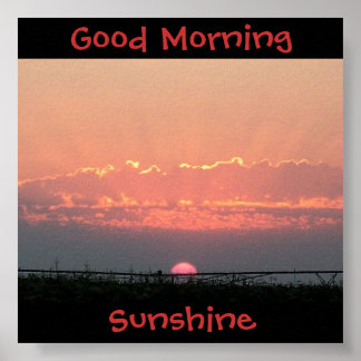 Póster Bom dia, sol