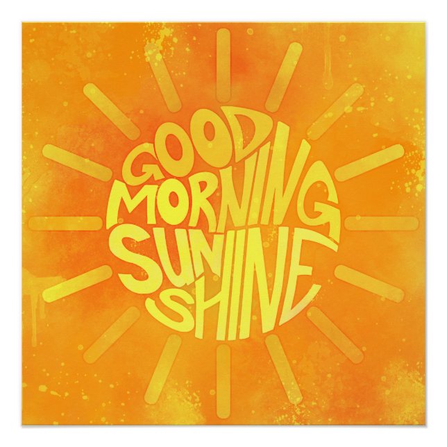 Póster Bom Dia, Sunshine! (Frente)