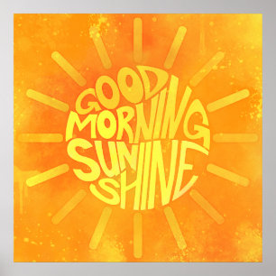 Poster Bom Dia, Sunshine!