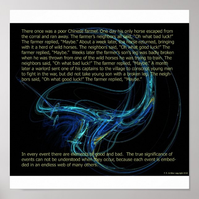 Póster Bom e mau (Frente)