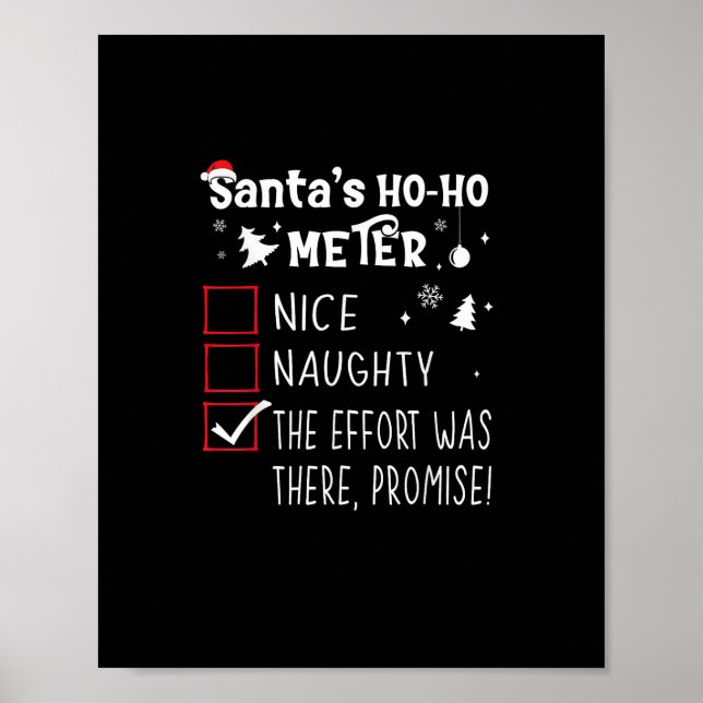 Poster Bom Malvado O Foi Lá Promessa Natal  (Frente)
