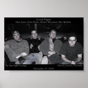 Poster Bom papel