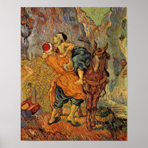 Póster Bom Samaritano (após Delacroix), Vincent van Gogh