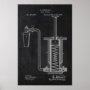 Póster Bomba da cerveja do modelo