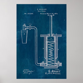 Poster Bomba de Cerveja de Blueprint
