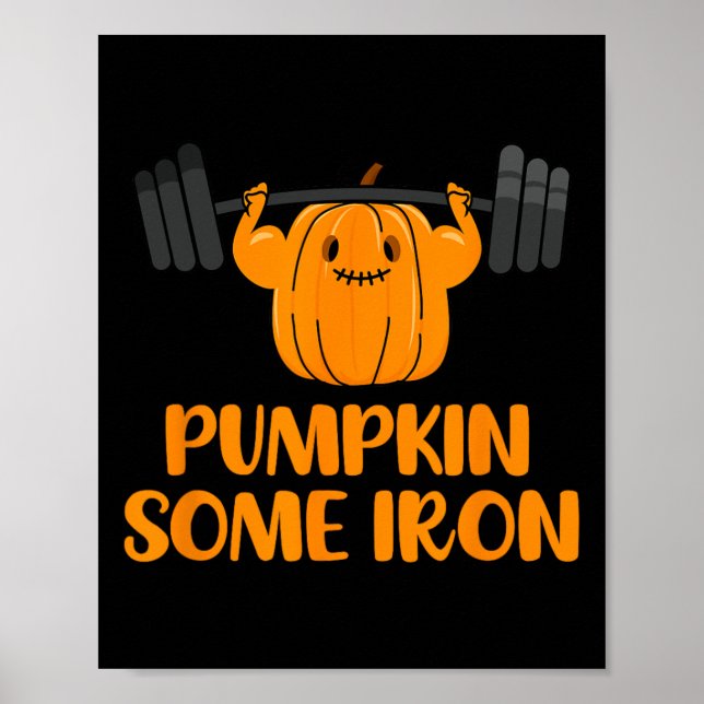 Poster Bomba De Ferro Diversão De Gym Halloween Lifend (Frente)