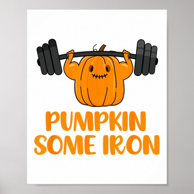 Poster Bomba De Ferro Diversão De Gym Halloween Lifend (Frente)