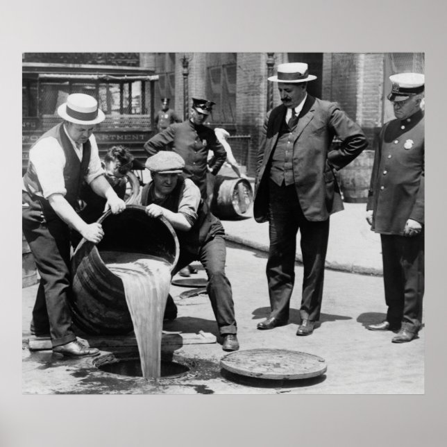 Póster BOMBA DE GUERRA DE PROIBIÇÃO c. 1925 (Frente)