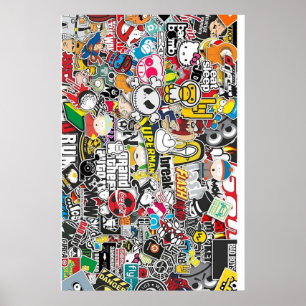 Poster Bomba do adesivo