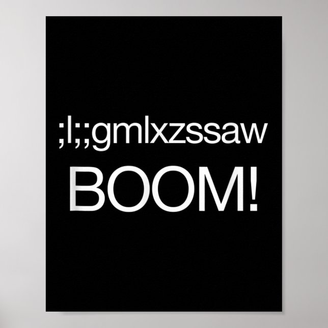 Poster Bomba Nuclear Nos Comandos Estratégicos Engraçado  (Frente)