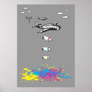 Póster Bombardeamento