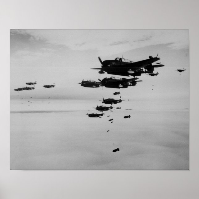 Póster Bombardeio coreano (Frente)