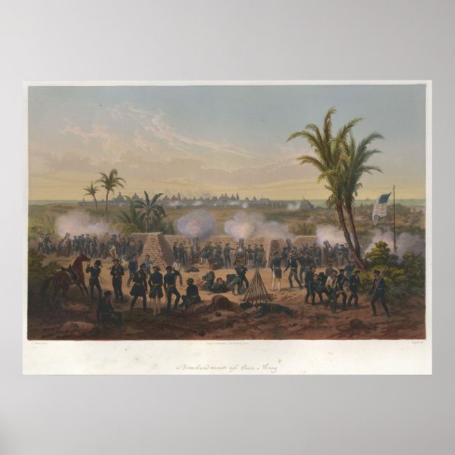 Poster Bombardeio de Vera Cruz (Frente)