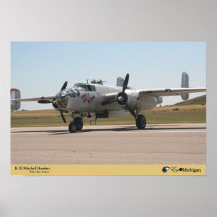 Poster Bombardeiro de B-25 Mitchell