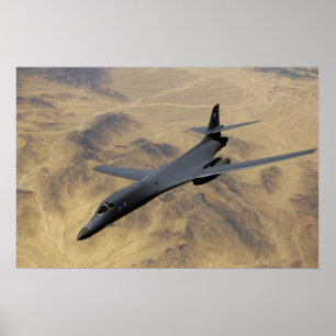 Póster Bombardeiro de Rockwel B-1B