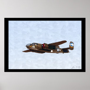 Poster Bombardeiro de WWII