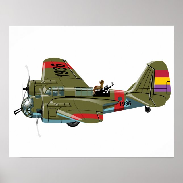 Poster Bombardeiro retrógrado (Frente)