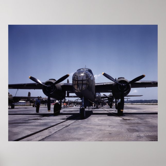 Poster Bombardeiros B-25 (Frente)