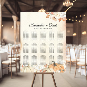 Poster Bombas de outono e Flores Russas 
