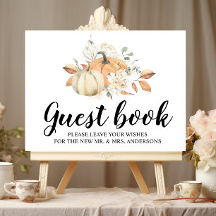 Poster Bombas e Flores de Aquarelas Modernas do outono