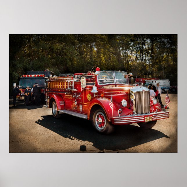 Póster Bombeiro - A Procissão (Frente)