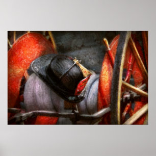 Póster Bombeiro - Chapéu - Centro de Bombeiros do Planíci