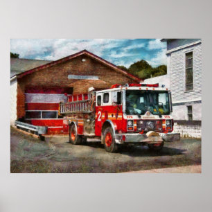 Poster Bombeiro - Companhia de Bombeiros Union 1