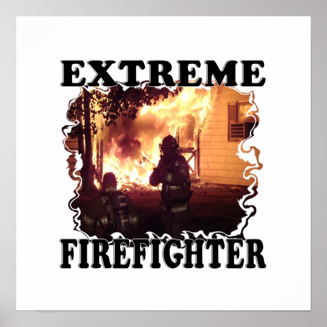 Poster Bombeiro Extreme (Frente)