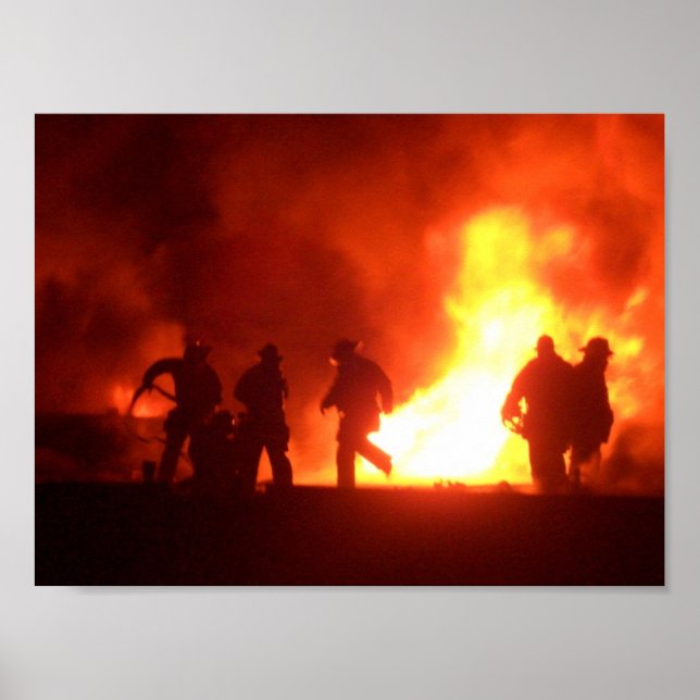 Póster bombeiros em São Francisco (Frente)