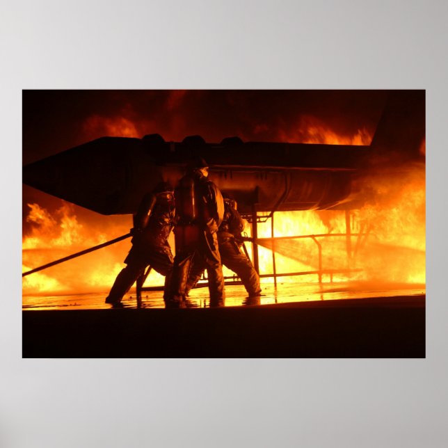 Póster Bombeiros militares (Frente)