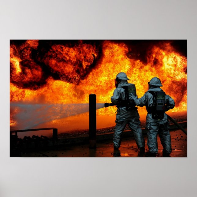 Poster Bombeiros militares (Frente)