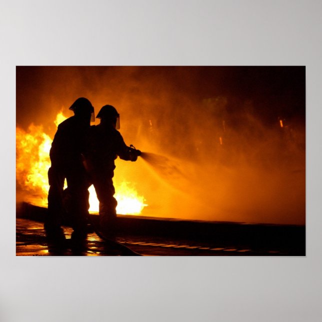 Póster Bombeiros militares (Frente)