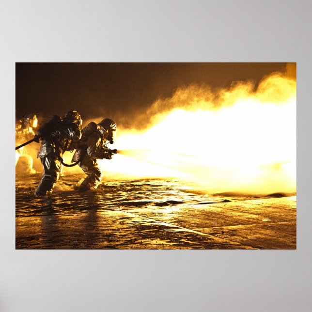 Póster Bombeiros militares (Frente)