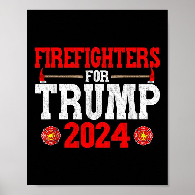 Poster Bombeiros Para Bombeiros Engraçados 2024 (Frente)