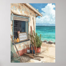 Bonaire fish shack
