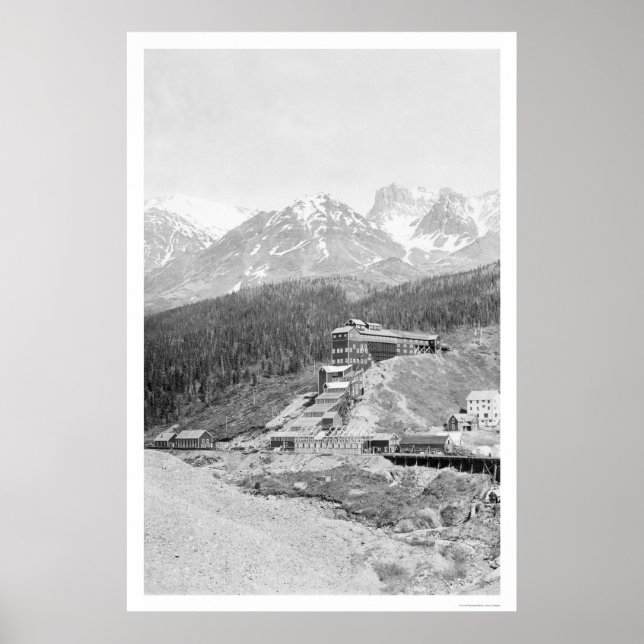 Poster Bonanza Copper Mine Alaska 1916 (Frente)