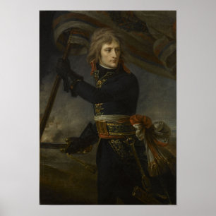 Poster Bonaparte na ponte em Arcole