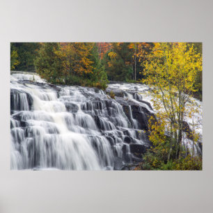 Póster Bond Falls no Outono Perto de Paulding, Michigan