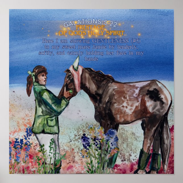 Poster BONDAD , SUAVIDADE FRUTOS DO Espírito Santo de DEU (Frente)