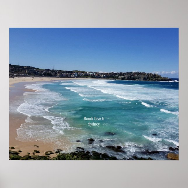 Poster Bondi Beach, Sydney, Austrália (Frente)